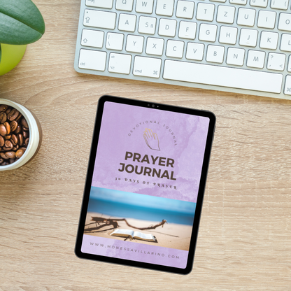 Prayer Journal: 30 Days of Prayer Inspired by the Biblical Encouragement to "Pray Without Ceasing" | Ebook 8.5 x 11 Instant Download