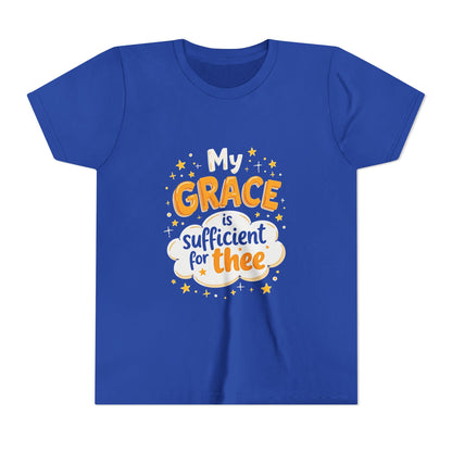 Grace thee Youth Tee | Kids Christian Shirt, Inspirational Cloud Design