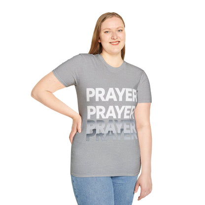 Prayer Repeat T-Shirt | Bold Spiritual Graphic Tee Gift