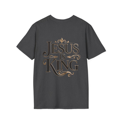 Jesus Is King T-Shirt — Christian Faith Graphic Tee, Inspirational Worship Shirt