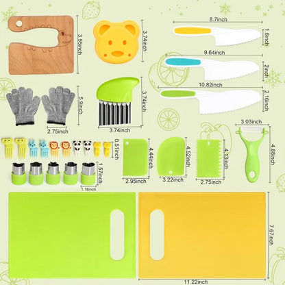Kids Knives Set Kitchen Tools Kids Safe af7205ddb339f9f96a4d3ab9ea9f44ae