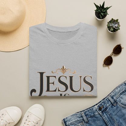 Jesus Is King T-Shirt — Christian Faith Graphic Tee, Inspirational Worship Shirt