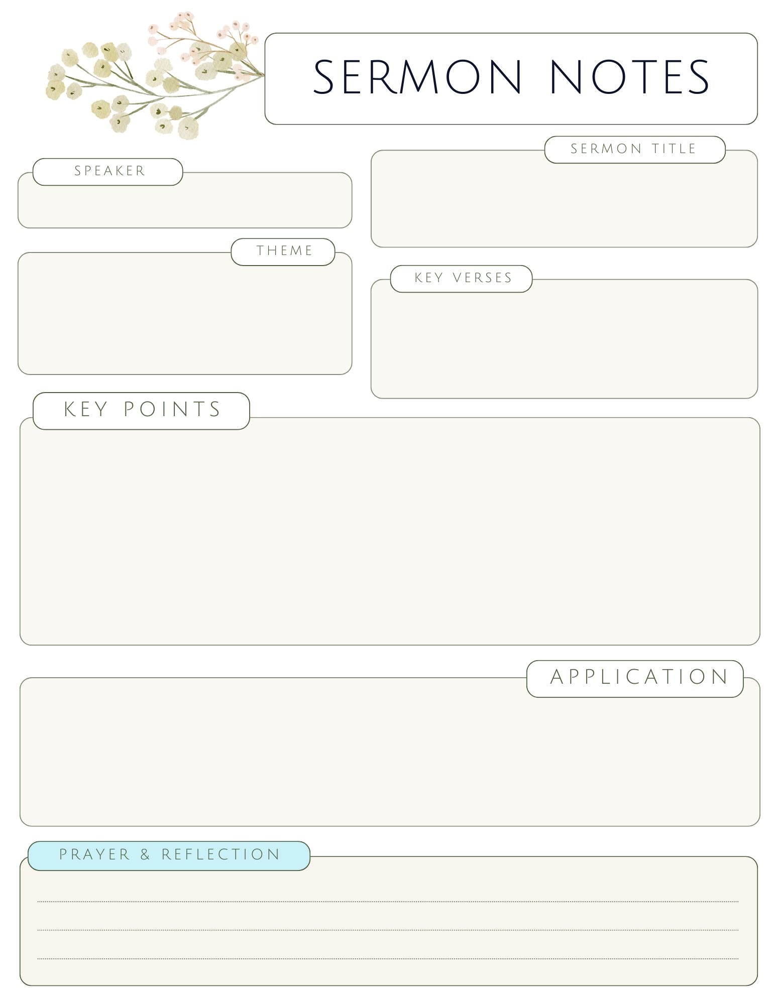 Ocean Blue Edition Digital Planner