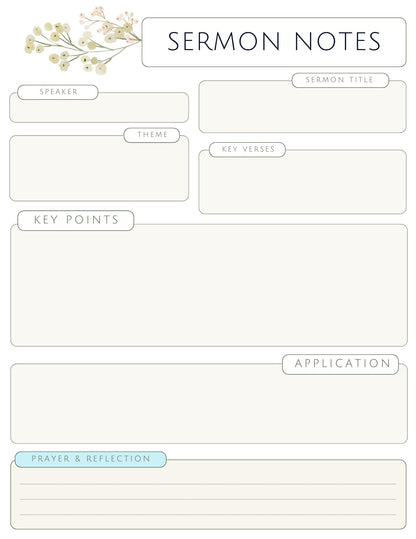 Ocean Blue Edition Digital Planner
