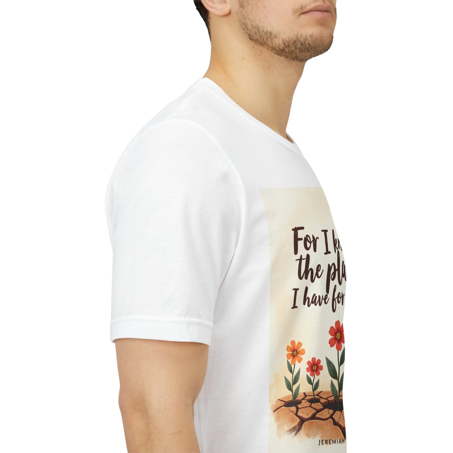 For I Know The Plans I Have For You tee | Jeremiah 29:11 floral roots scripture shirt | Meaningful Gift for Teens and Adults