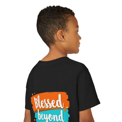 Blessed Beyond Measure Youth Tee | Inspirational Kids Shirt, Faith Design