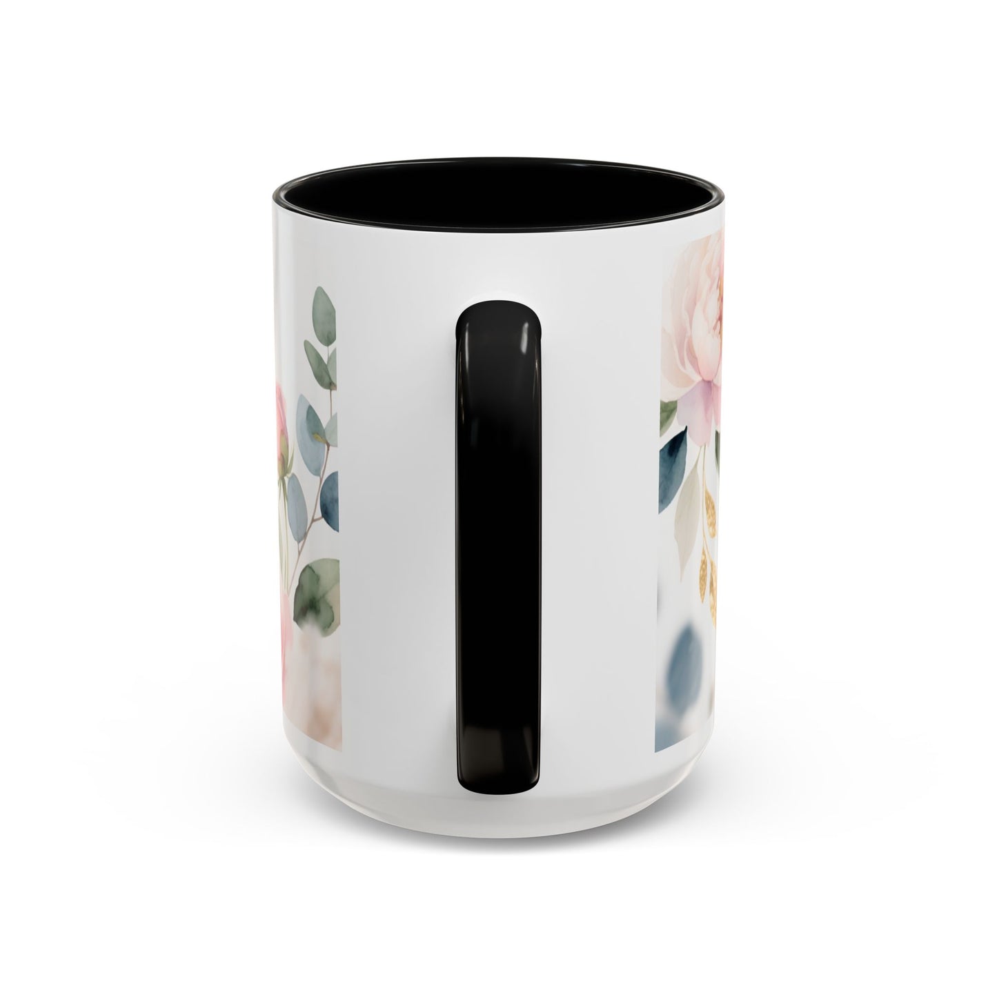 Grace Upon Grace Coffee Mug — Floral John 1:16 Scripture Accent Mug