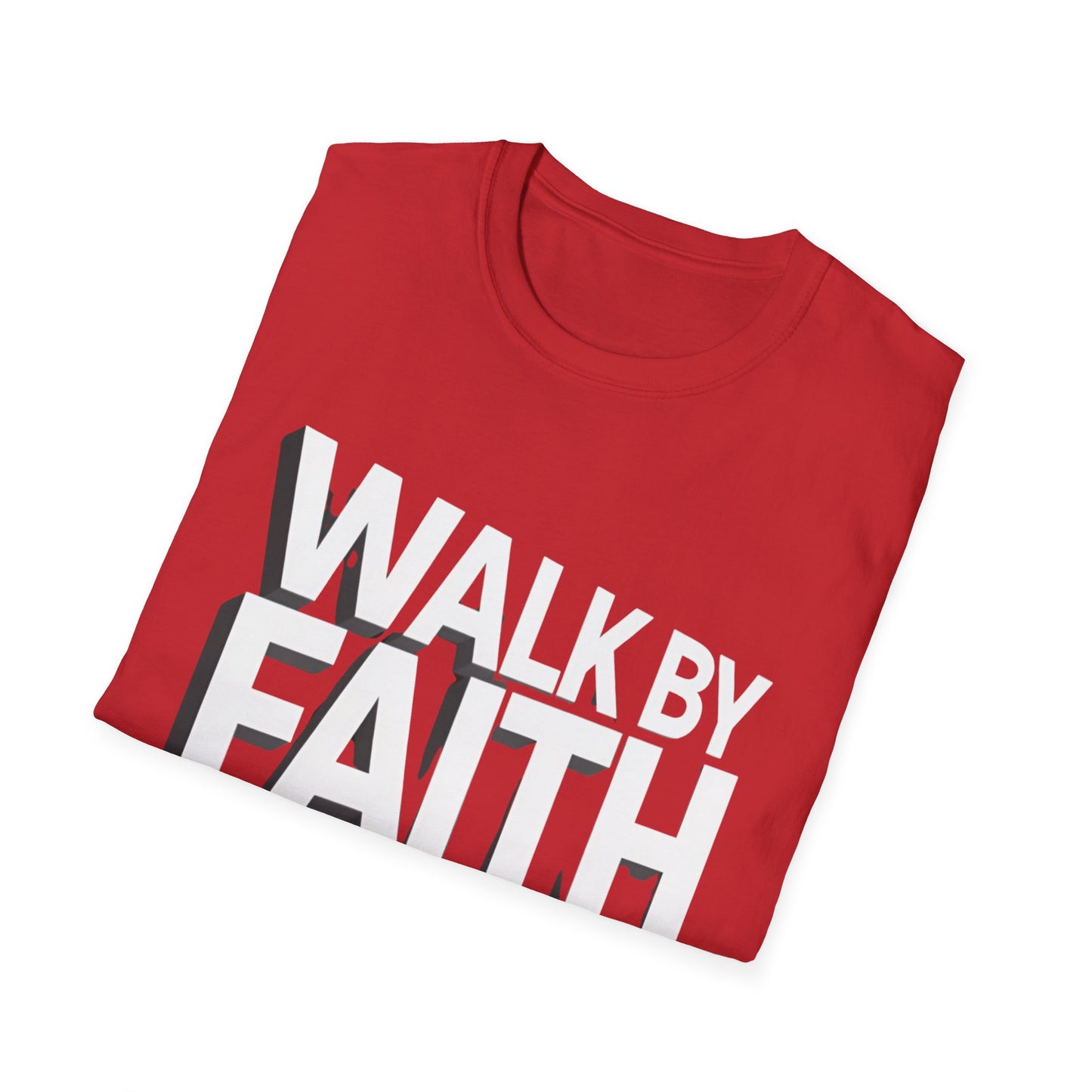 Walk By Faith T-Shirt — Womens/Mens Faith Graphic Tee