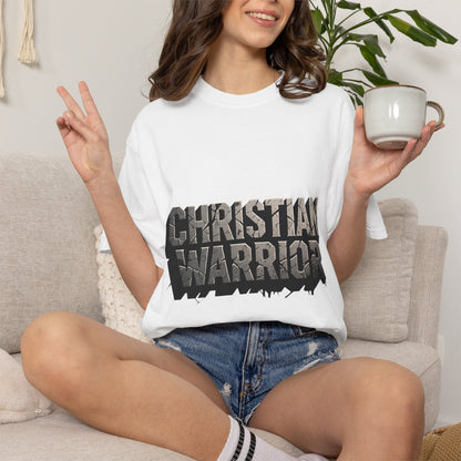 Christian Warrior T-Shirt — Bold Faith Graphic Tee