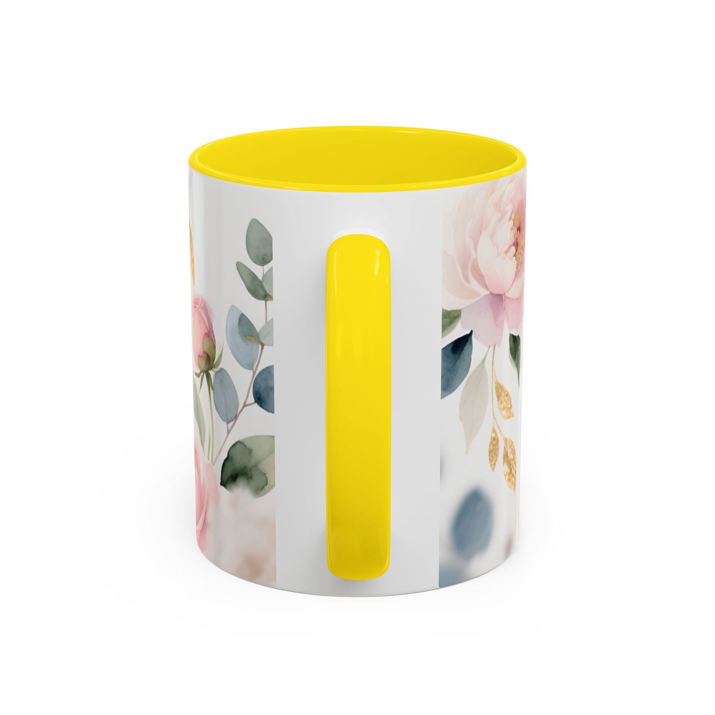 Grace Upon Grace Coffee Mug — Floral John 1:16 Scripture Accent Mug
