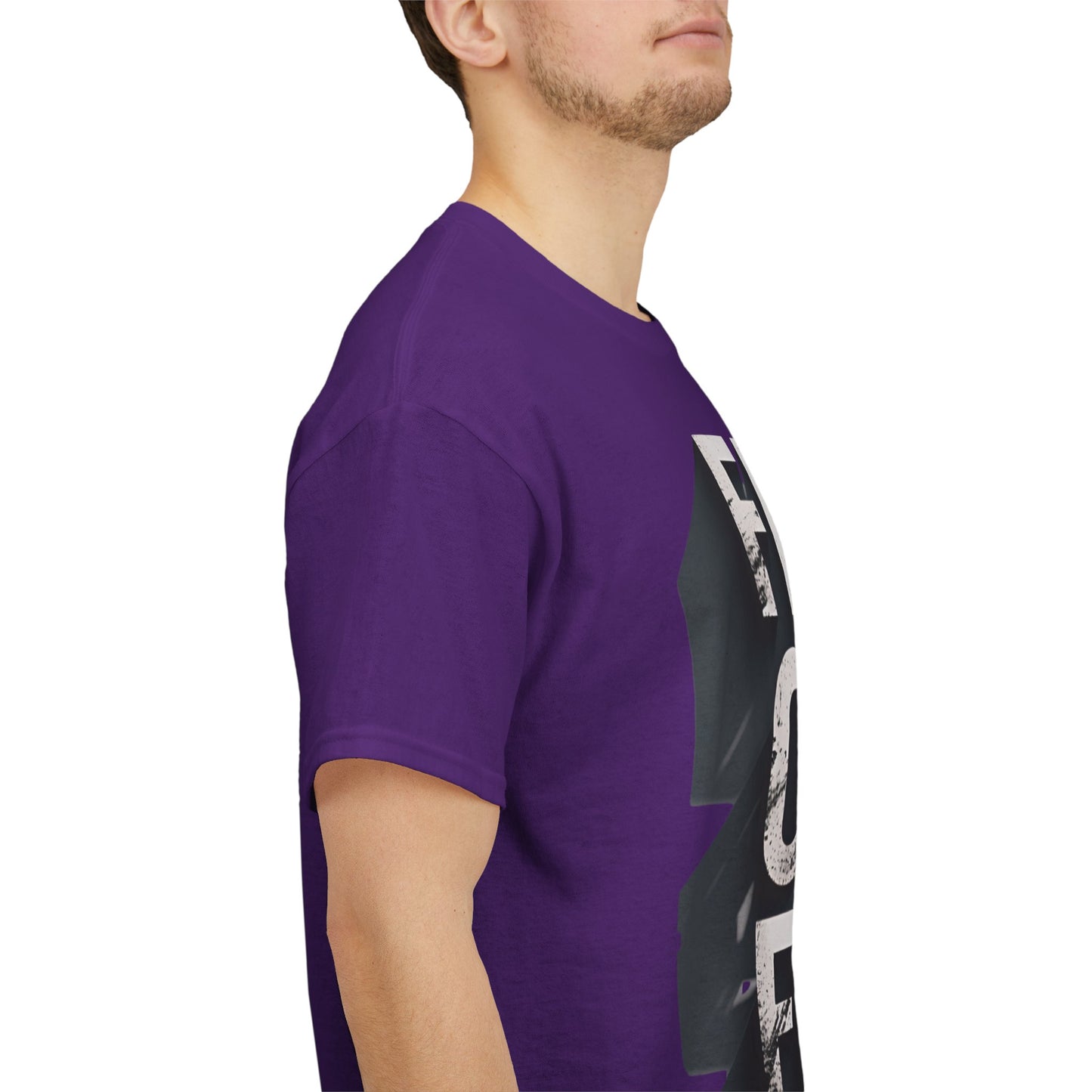 Faith Over Fear Cotton Tee — Distressed Inspirational Graphic