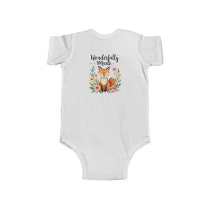 Wonderfully Made Baby Bodysuit – Fox Floral Infant Onesie