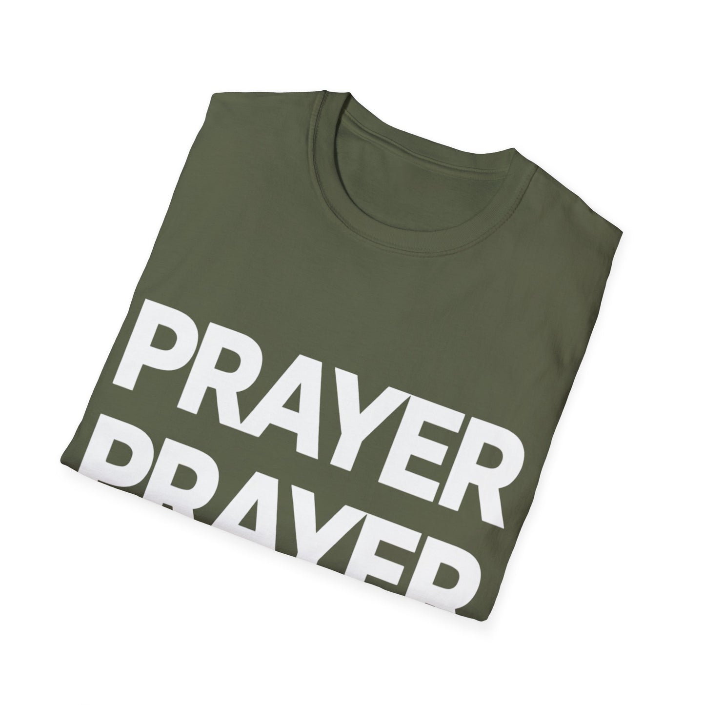Prayer Repeat T-Shirt | Bold Spiritual Graphic Tee Gift