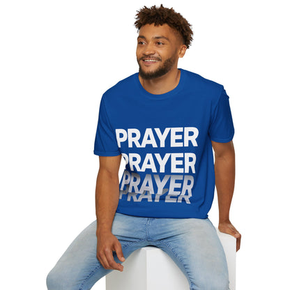 Prayer Repeat T-Shirt | Bold Spiritual Graphic Tee Gift