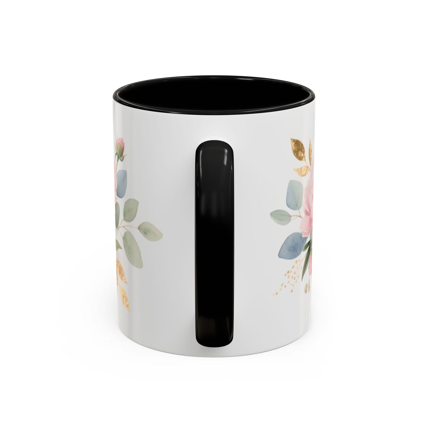 Grace Upon Grace Floral Coffee Mug — John 1:16 Scripture Accent Mug