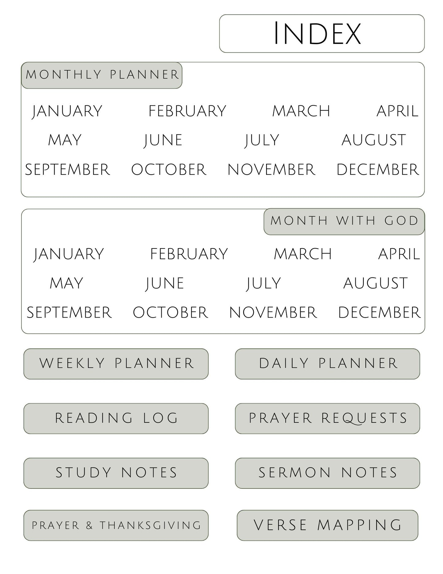 Dandelion Edition Digital Planner