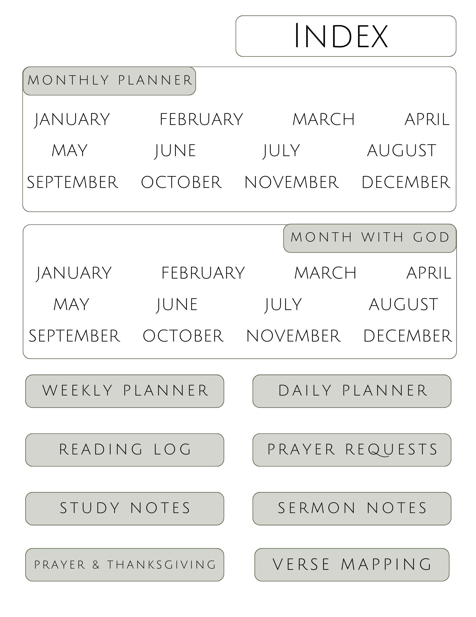 Dandelion Edition Digital Planner