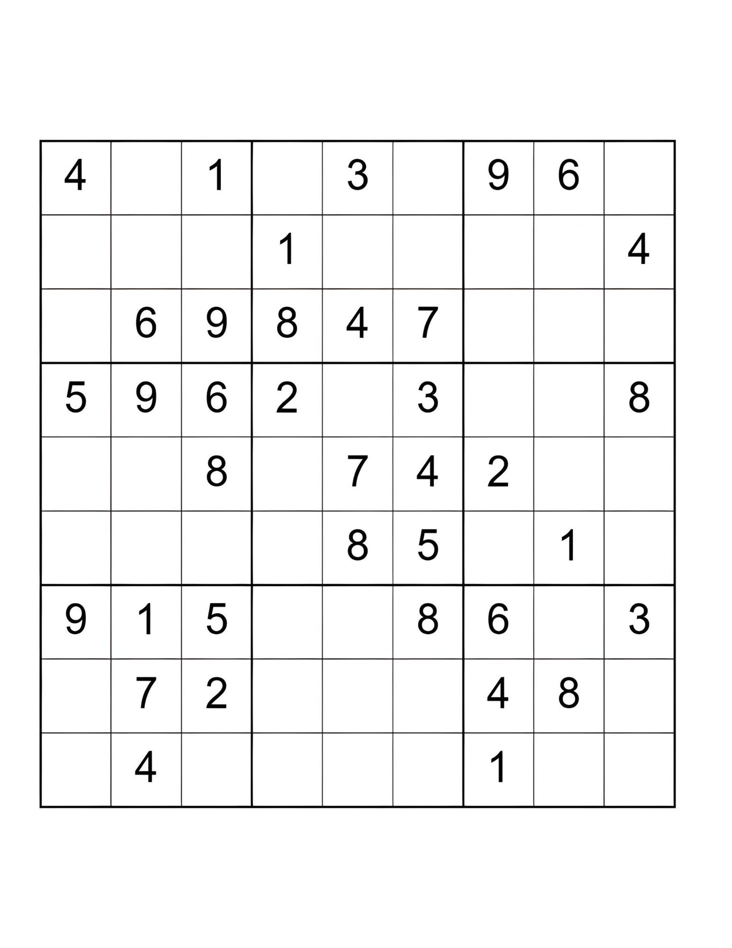 Medium Sudoku Challenge 9×9 Puzzles for Growing Skills | Ebook Digital Download 8.5 x 11 PDF