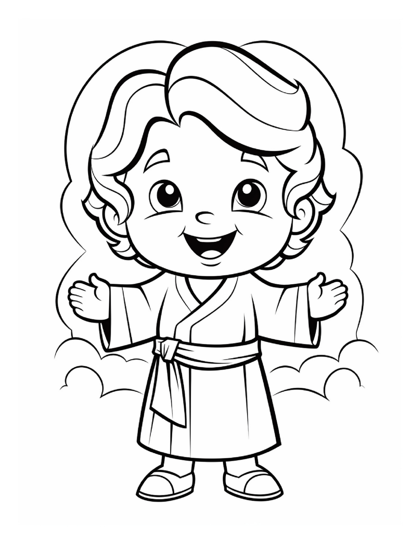 120 Kids Bible Coloring Pages – Digital Download | 8.5 x 11 PDF File