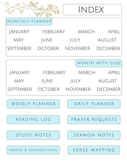 Ocean Blue Edition Digital Planner