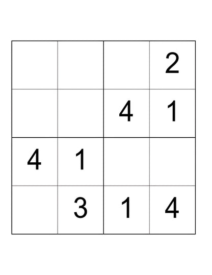 Little Sudoku Learners 4×4 Brain-Boosting Puzzles for Beginners | Ebook Digital Download 8.5 x 11 PDF