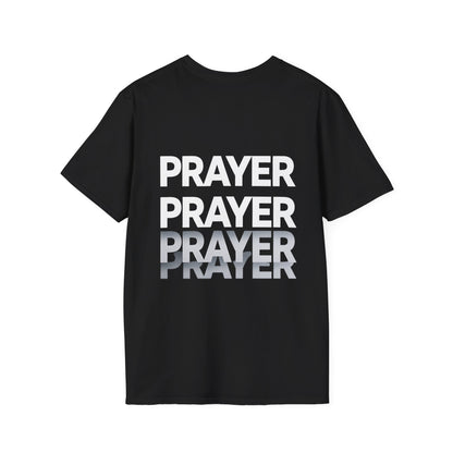 Prayer Repeat T-Shirt | Bold Spiritual Graphic Tee Gift