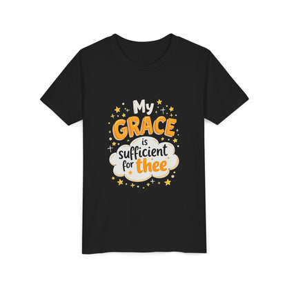 Grace thee Youth Tee | Kids Christian Shirt, Inspirational Cloud Design