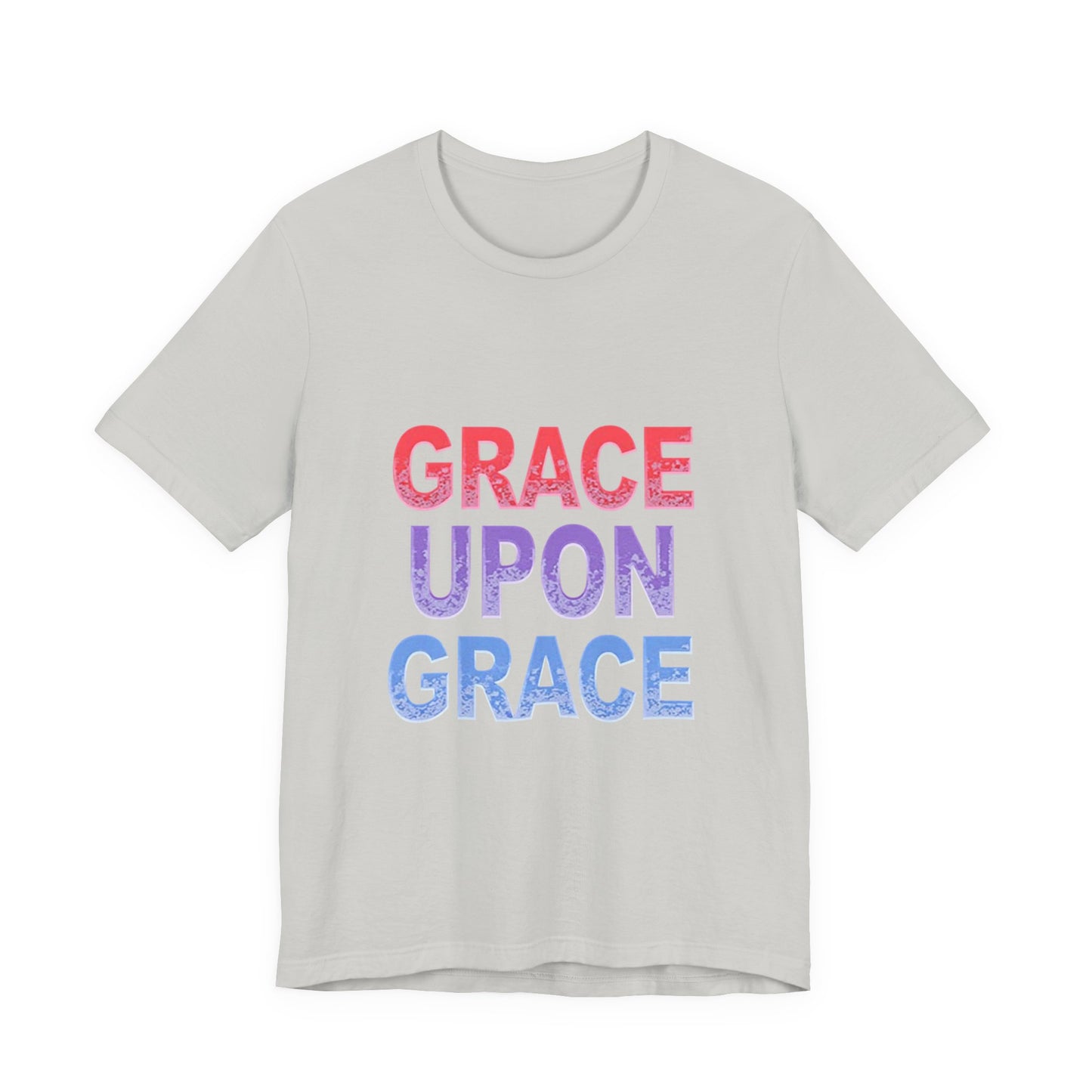 Inspirational Grace Upon Grace Shirt | Christian Typography Tee | Thoughtful Gift Idea
