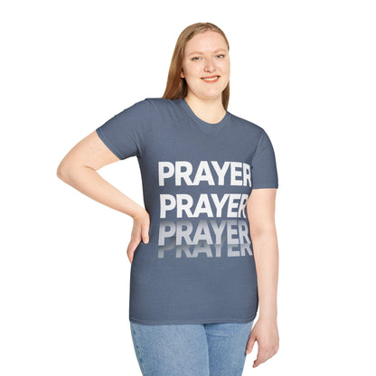 Prayer Repeat T-Shirt | Bold Spiritual Graphic Tee Gift