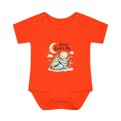 Jesus Loves Me Baby Bodysuit - Infant Christian Onesie for Newborns