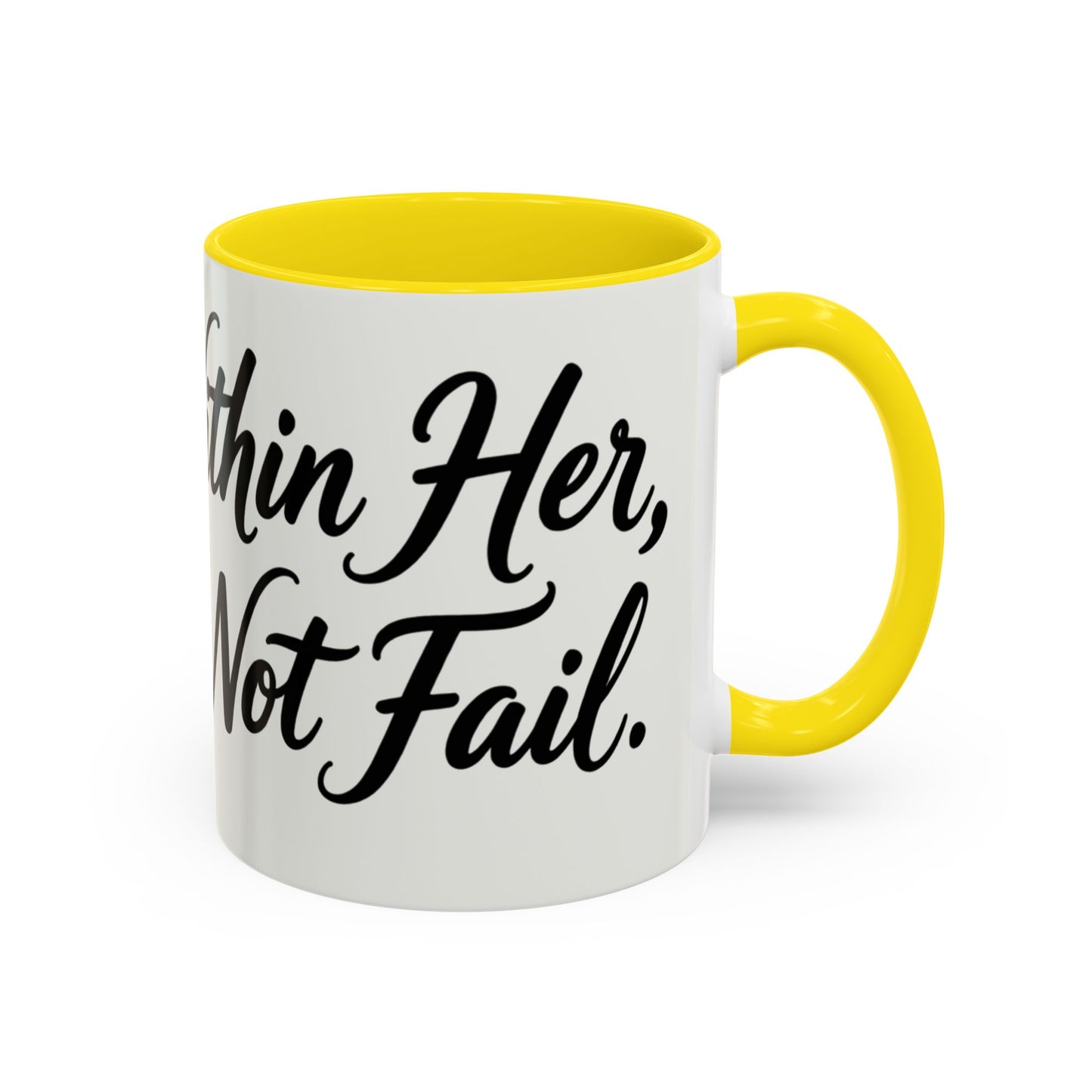 Inspirational Script Coffee Mug — "Strength Lives in Small, Steady Moments" (11/15 oz)