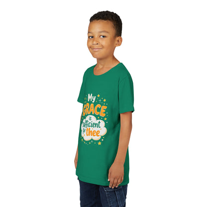 Grace thee Youth Tee | Kids Christian Shirt, Inspirational Cloud Design