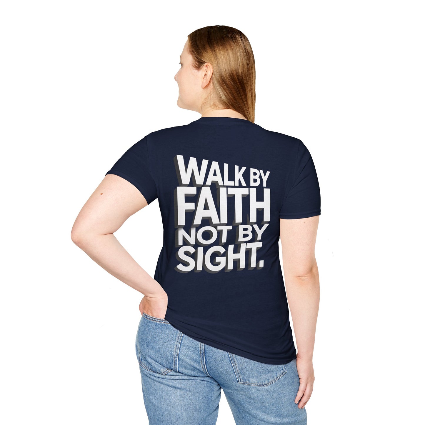 Walk By Faith T-Shirt — Womens/Mens Faith Graphic Tee
