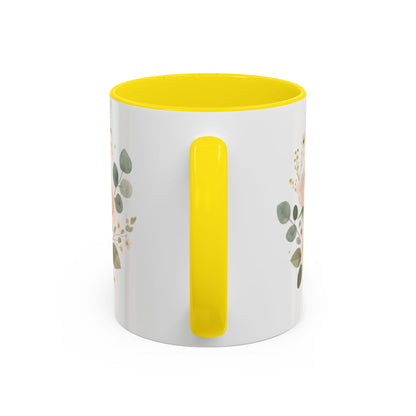 Christian Coffee Mug - "God Says You Are" Floral Inspirational Mug (11/15oz)