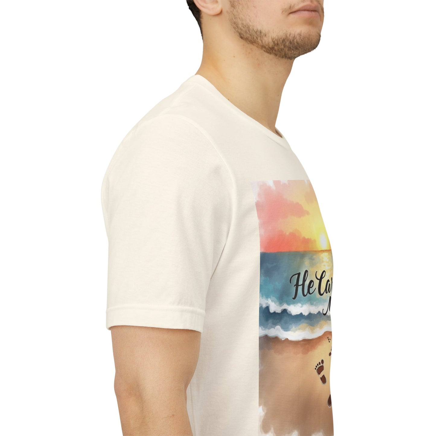 He Carried Me Scripture Tee | Inspirational Christian Faith Shirt
