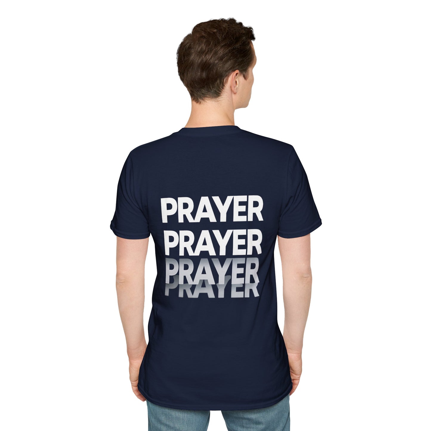 Prayer Repeat T-Shirt | Bold Spiritual Graphic Tee Gift