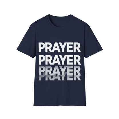 Prayer Repeat T-Shirt | Bold Spiritual Graphic Tee Gift