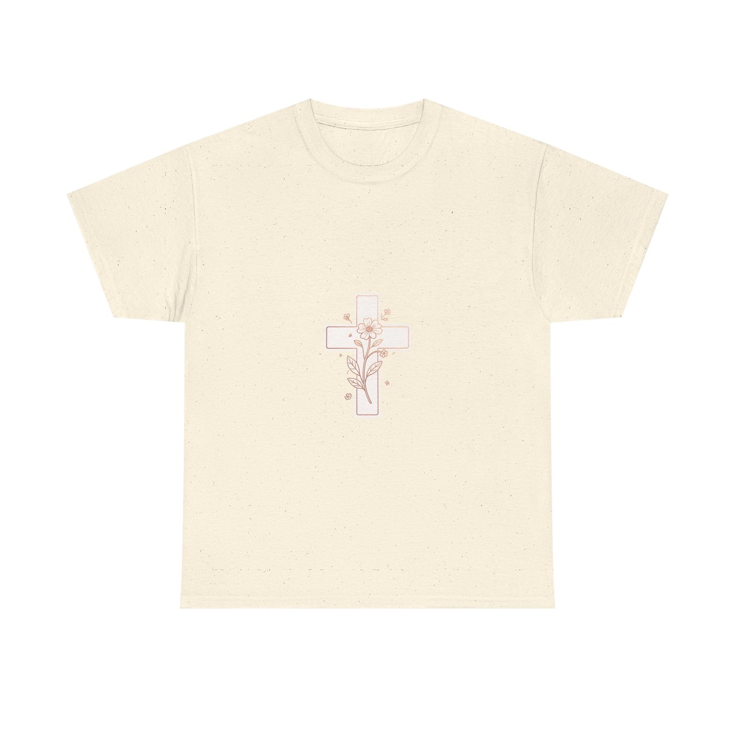 Floral Cross Tee — Delicate Bloom Christian T-Shirt | Meaningful gifts for teens and adults