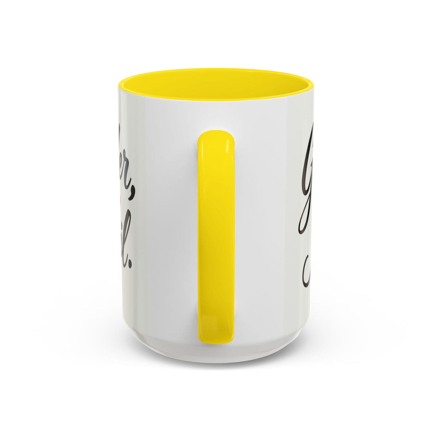 Inspirational Script Coffee Mug — "Strength Lives in Small, Steady Moments" (11/15 oz)
