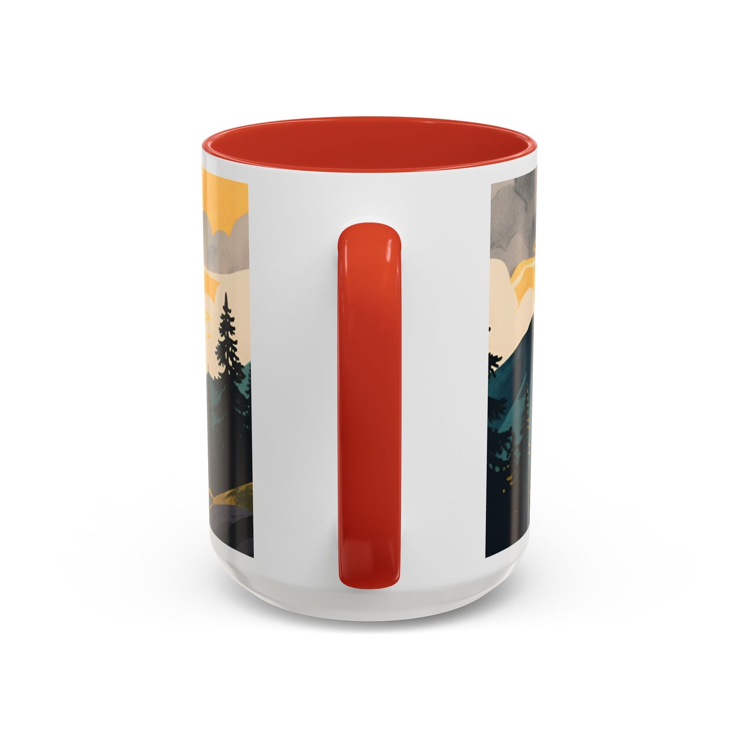 Faith Can Move Mountains Coffee Mug — Matthew 17:20 Inspirational Accent Mug