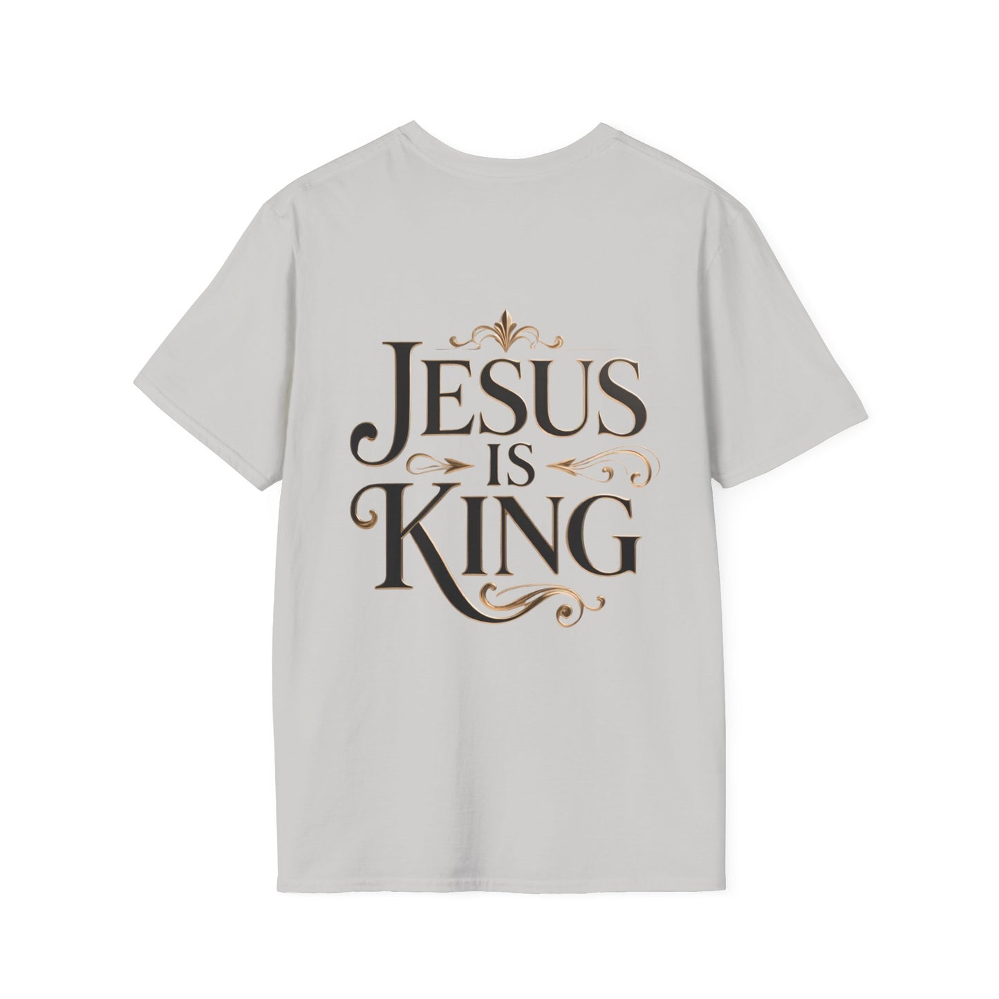 Jesus Is King T-Shirt — Christian Faith Graphic Tee, Inspirational Worship Shirt