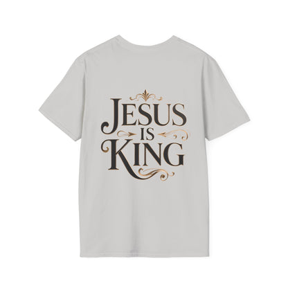 Jesus Is King T-Shirt — Christian Faith Graphic Tee, Inspirational Worship Shirt