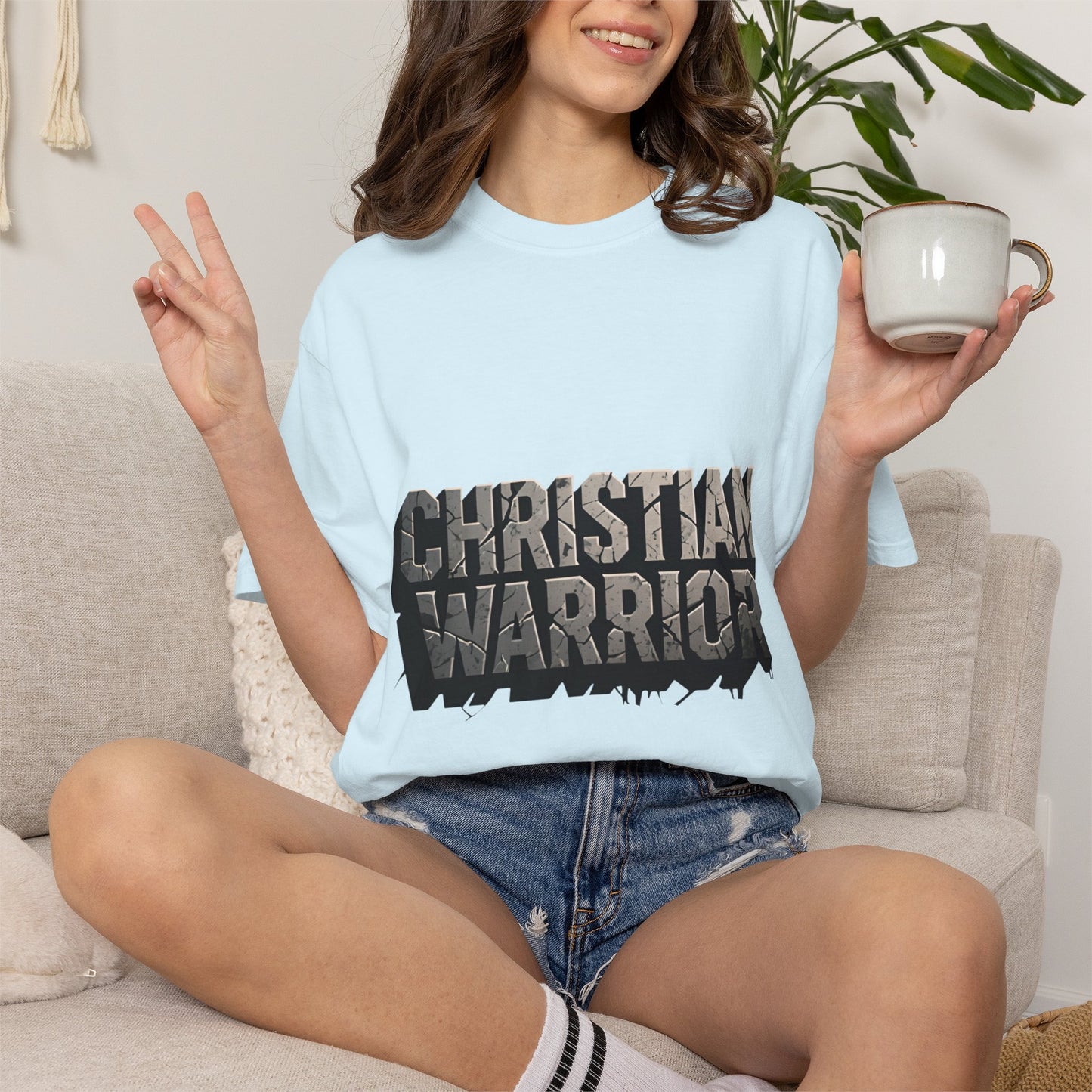 Christian Warrior T-Shirt — Bold Faith Graphic Tee