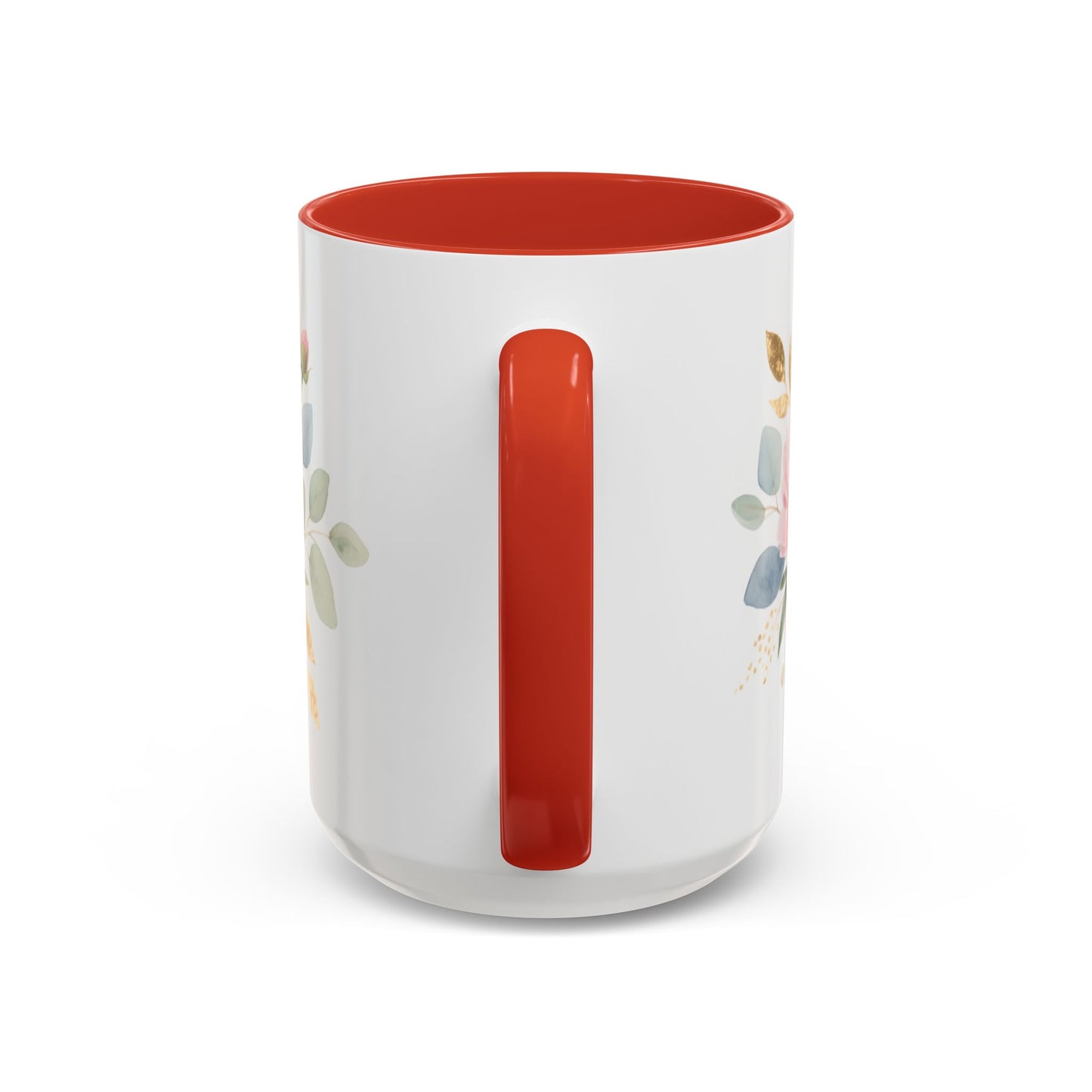 Grace Upon Grace Floral Coffee Mug — John 1:16 Scripture Accent Mug
