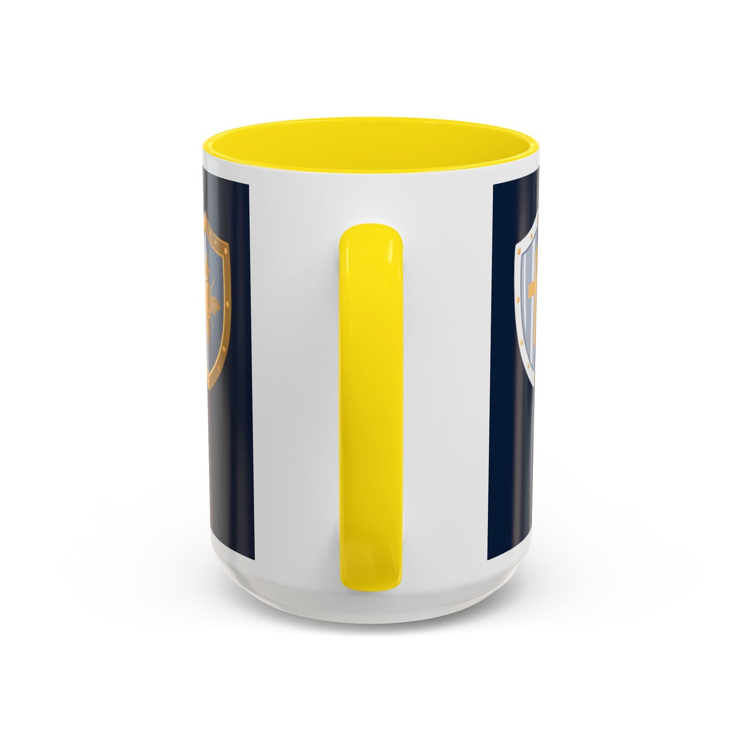 Christian Knight Coffee Mug — “Suit Up Daily” Accent Ceramic Mug