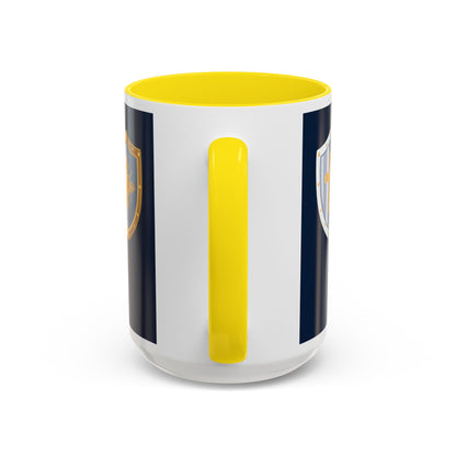 Christian Knight Coffee Mug — “Suit Up Daily” Accent Ceramic Mug