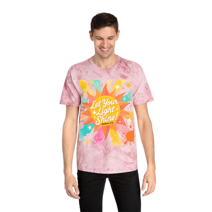 Let Your Light Shine T-Shirt — Retro Sunshine Graphic Tee (Matthew 5:16)