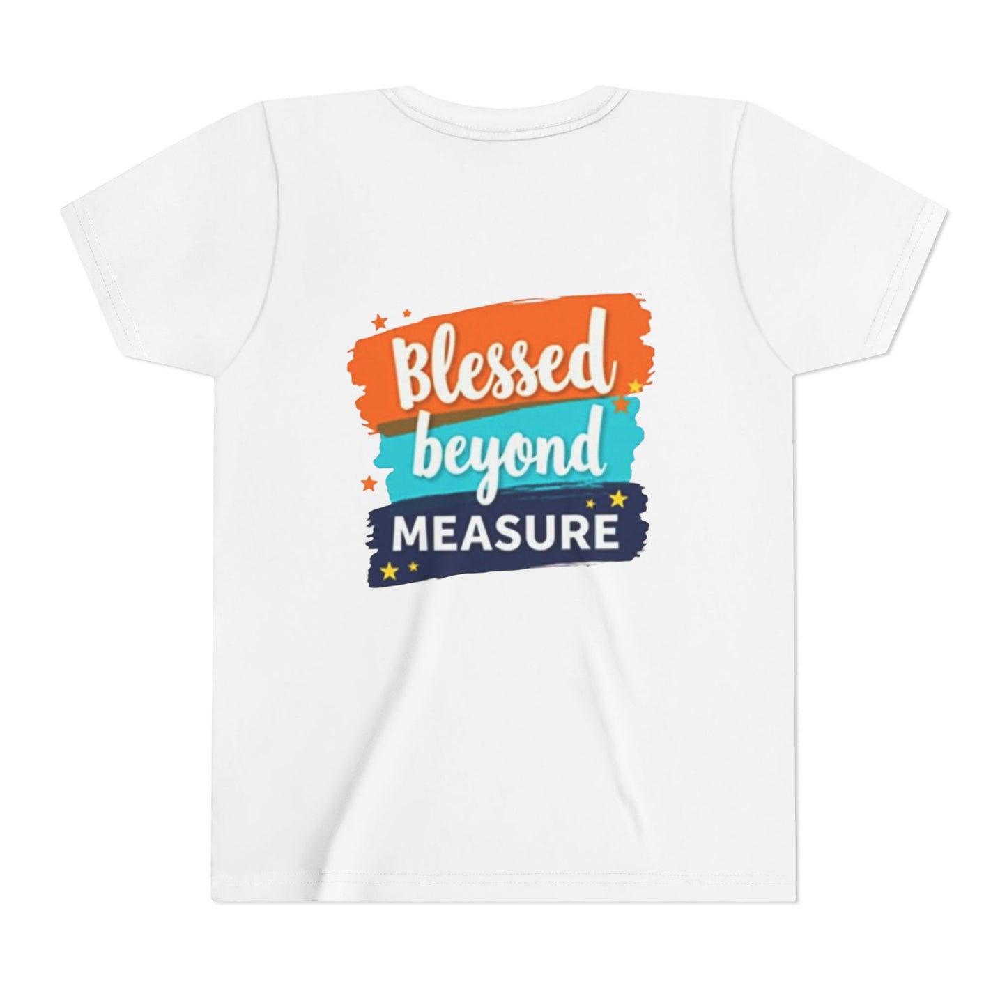 Blessed Beyond Measure Youth Tee | Inspirational Kids Shirt, Faith Design