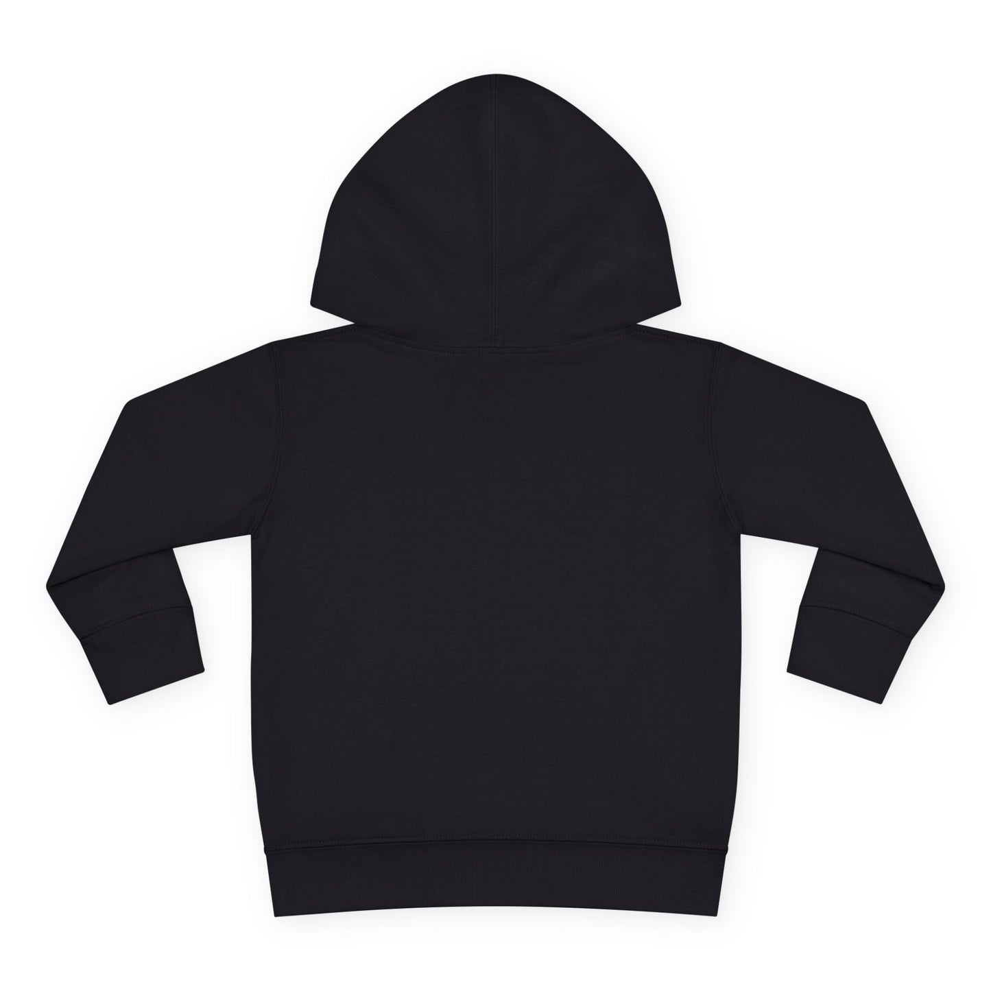 Toddler Hoodie — "Created With Purpose" Rainbow Fingerprint Cross
