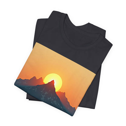 Faith Can Move Mountains T-Shirt | Mountain Sunrise Matthew 17:20 | Meaningful Gift for believers | Perfect for Everyone